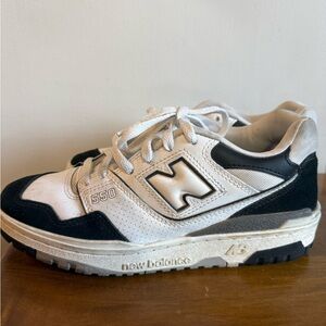 New Balance 550 Sneakers - Black and White